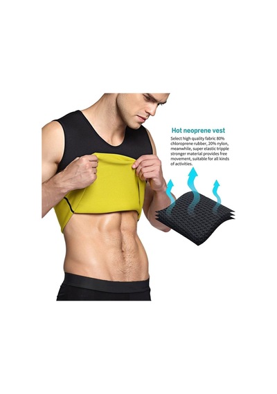 Multiflexpro Erkek Siyah Termal Neopren Terletme Atleti