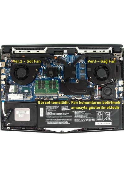 Casper Excalibur G780.1075-b6l0a Fan V2 Sol Fan 1 Adet