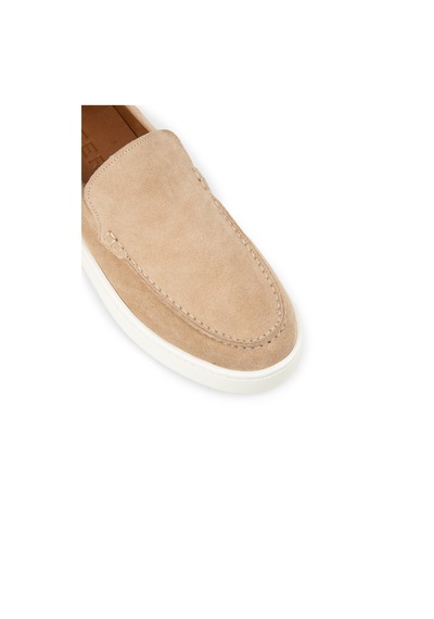 Deery Erkek Hakiki Süet Bej Loafer Ayakkabı - 04405mbeje01