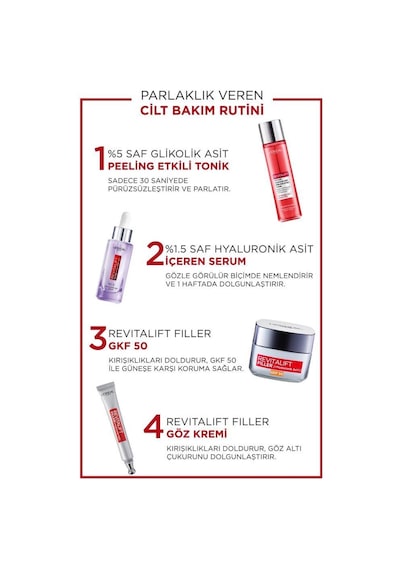 Revitalift Parlak&pürüzsüz, Koyu Leke Karşıtı Peeling Etkili Tonik, %5 Saf Glikolik As pktglklkastplng-9259