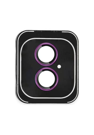 iPhone  Uyumlu  16 Pvd Metal Kamera Lens - Pembe