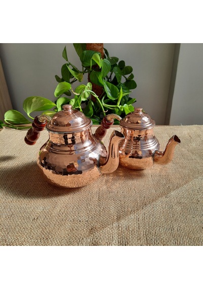 1.4 Lt Küçük Boy Bakır Çaydanlık Bakır