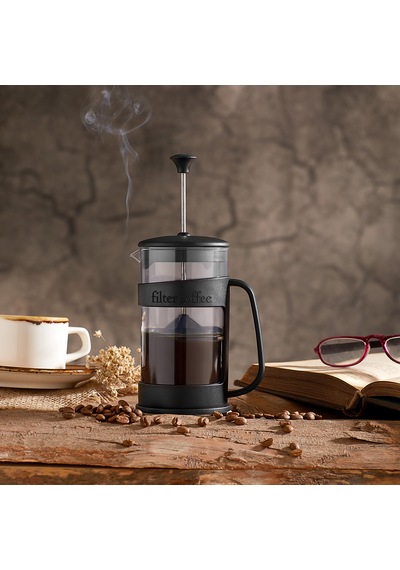 400 Ml Barista French Press Kahve Ve Bitki Çayı Demleyici Siyah