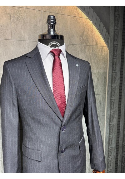 Dupont Classics Dupont Erkek Slim Fit 6 Drop Çizgili Viskon Mono Yaka Çift Düğme Çift Yırtmaç 2 Li Takım Elbise Açık Lacivert Dupont Classics Dupont Erkek Slim Fit 6 Drop Çizgili Viskon Mono Yaka Çift Düğme Çift Yırtmaç 2 Li Takım Elbise Açık Lacivert