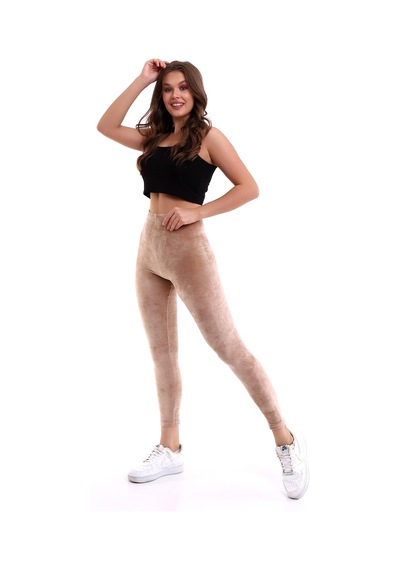 Winmoda34 Kadife Tayt Bej