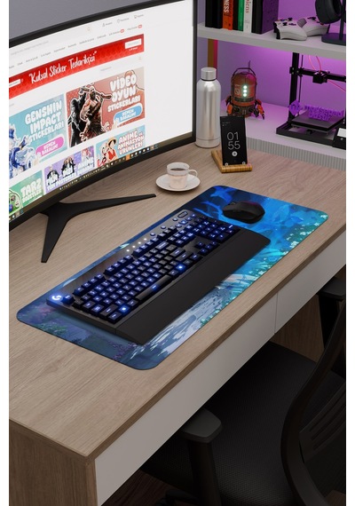 Lauma Genshin Impact Anime Oyuncu V4 - 70x30 Xl Gaming Mouse Pad Fare Altlığı