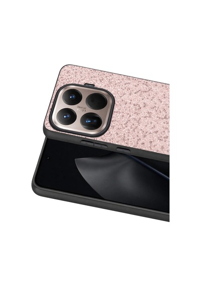 Onegif Xiaomi Mi 15t Pro Bright Simli Kapak - Pembe 0.2M-Çok Renkli