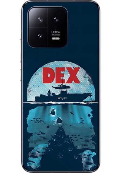 Xiaomi Mi 13 Pro Uyumlu Şeffaf Kılıf Dexter Tasarımlı