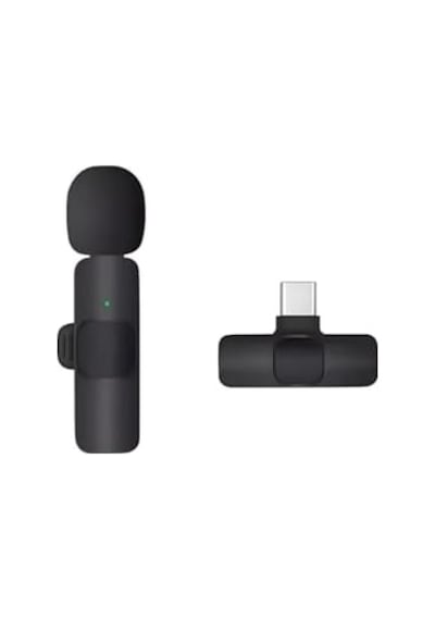 Type C Çıkışlı Xiaomi İphone Uyumlu Wireless Microphone Kablosuz Yaka Mikrofonu Video Youtube Tikto