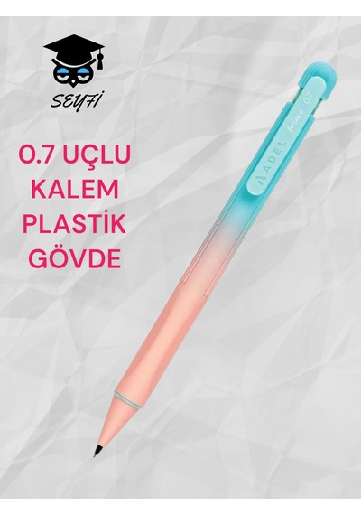 0.7 Mm Versatil Kalem Plastik Gövde Uçlu Kurşun Kalem Mash Prime Çok Renkli