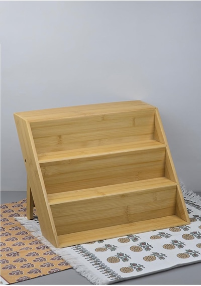Bambu Kavanoz Standı - Mutfak Baharatlık Tuzluk Rafı - 31 Cm Bambu Bambu Kavanoz Standı - Mutfak Baharatlık Tuzluk Rafı - 31 Cm Bambu
