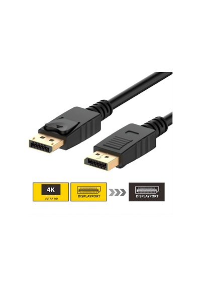 300cm Monitör Kablosu Ultra Hd 4k 1.2 Dp Displayport To Displayport Yüksek Kalite Görüntü Ve Ses Aktarımı