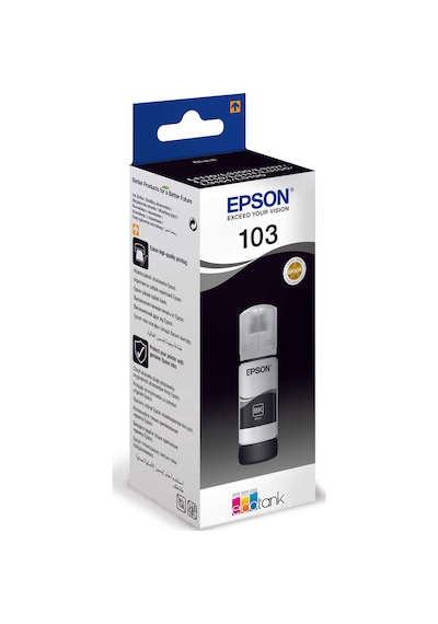 Epson 103  4 Renk Mürekkep Seti Siyah, Mavi, Kırmızı, Sarı - L3110 L3150 L3250 L3251 L1110 Yazıcı Uyumlu