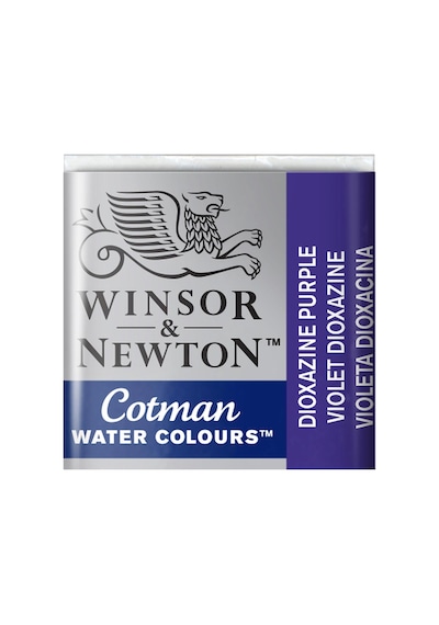Winsor & Newton Cotman Yarım Tablet Suluboya Dioxazine Purple 231 Karışık