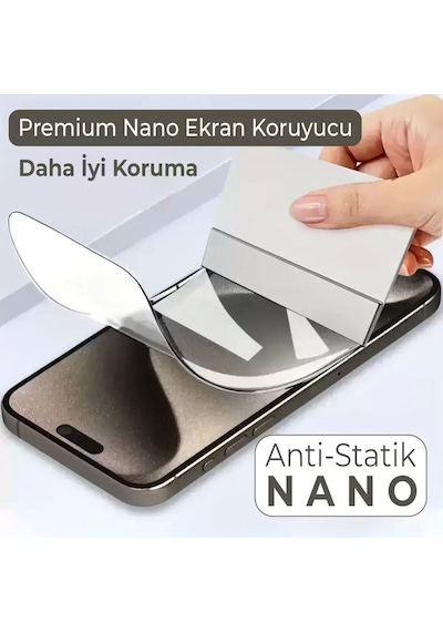 Oneplus Ace 6t  Nano Ekran Koruyucu Şeffaf Hd Esnek 250um Kalın - Maxxpro