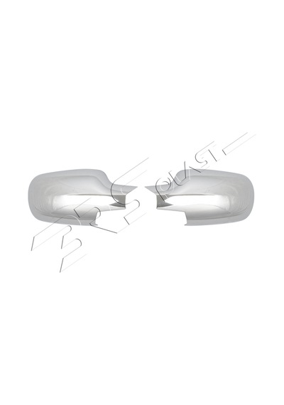 Renault Scenic 2 Uyumlu 2003-2009 Ayna Kapağı 2 Parça Abs Krom Kaplama