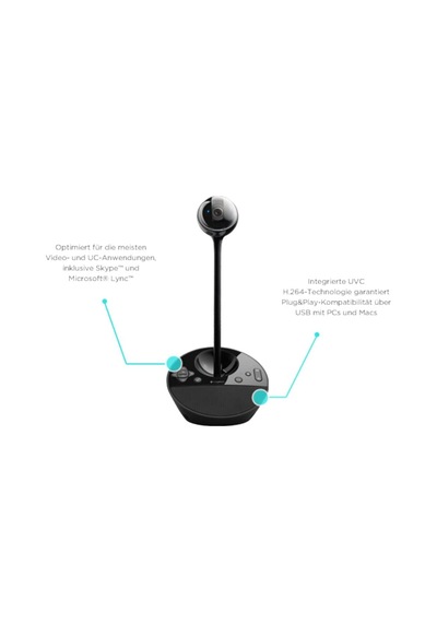 Logitech Bcc950 960-000867 Konferans 1080p Full Hd Web Kamerası Siyah