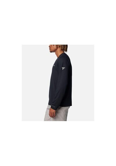 Columbia Ao8179 Summıt Valley Ls Crew Uzun Kol Tişört Siyah-siyah Siyah