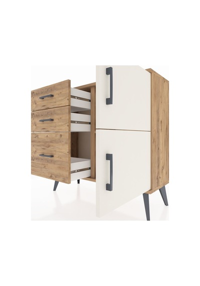 Arges Şifonyer Tek Raflı 3 Çekmeceli 2 Kapaklı 88x30x80 Çam-aytaşı/çam Aytaşı/çam Arges Şifonyer Tek Raflı 3 Çekmeceli 2 Kapaklı 88x30x80 Çam-aytaşı/çam Aytaşı/çam