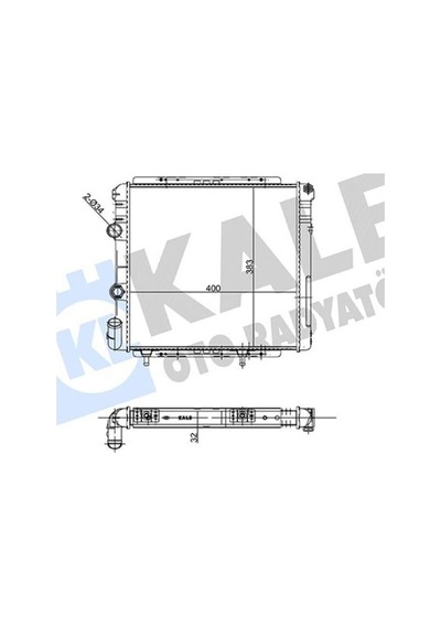 Kale 0513162al Renault R9 1.4 Enj Motor Su Radyatörü 2 Sıra