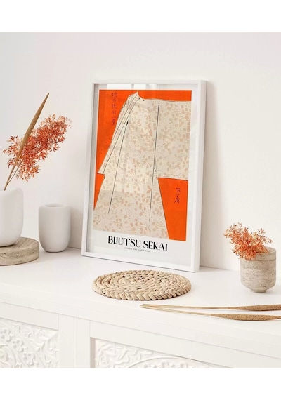 Çerçevesiz Poster Bijutsu Sekai Japon Elbise