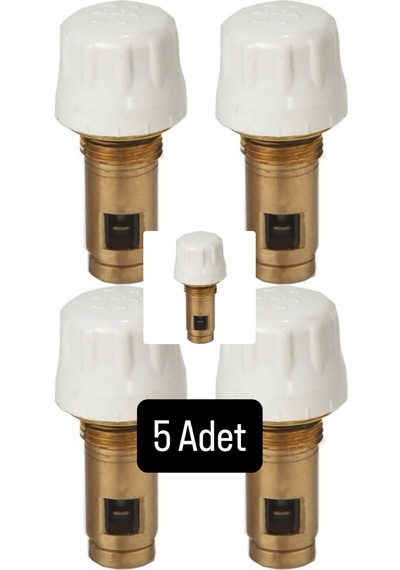 Cnk Termostatik Radyatör Petek Vanası Ventili 41.3mm 5'li Kompakt Tip Panel Radyatörler İçin
