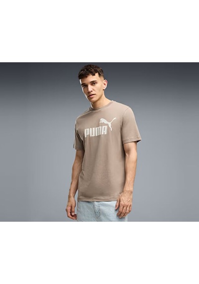 Puma Ess No. 1 Logo Tee Erkek Günlük Tişört 68253394 Gri