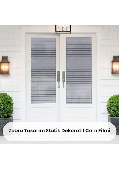 Technosmart 45cmx100cm Buzlu Desenli Cam Kaplama Filmi Statik Duşa Kabin Ofis Dekorasyon Folyo