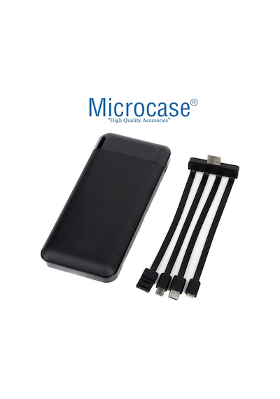 Onezero Y130 10000 Mah 4 Kablolu Led Ekran Powerbank Al3955