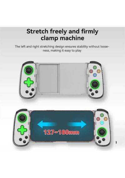 Teleskopik Cep Telefonu Gamepad Bluetooth Uyumlu 5.0 Android İos Ps4 İçin Kablosuz Konsol D7