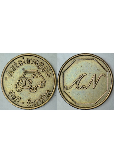 İtalya Araba Yıkama Jetonu 20 Mm