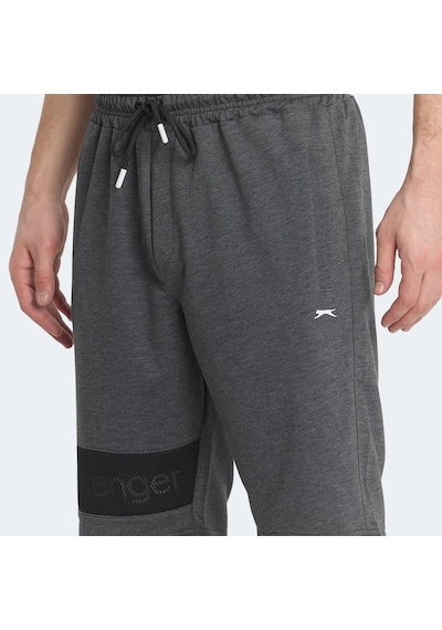 Slazenger NUKA Erkek Cepli Kapri Koyu Gri Şort
