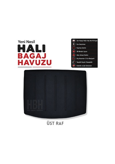 Suzuki Sx-4 Cross Üst Raf Halı Bagaj Havuzu 2021 Sonrası