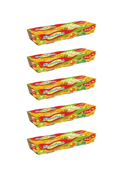 Süperfresh Mısır 5'li 3 x 200 G