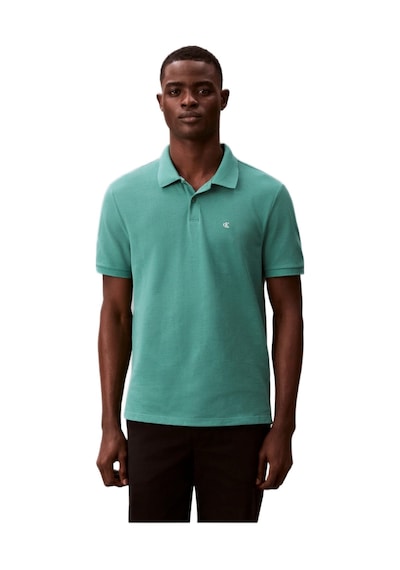 Calvin Klein Lv040em269 Ss Monogram Pique Erkek Polo Tişört Yeşil