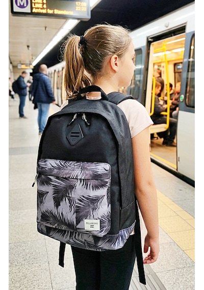 Billabong All Day Siyah - Gri Gündelik - Okul Unisex Sırt Çantası
