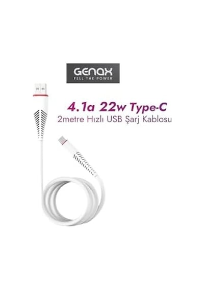 2 Metre Usb Type-c Uçlu Kablo Yüksek Performans