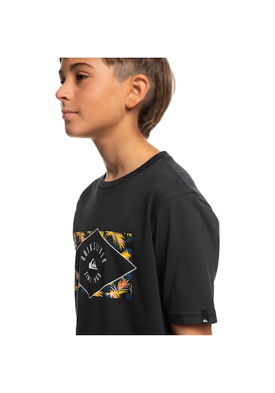Quiksilver Circled Line Erkek Çocuk Tişört Siyah