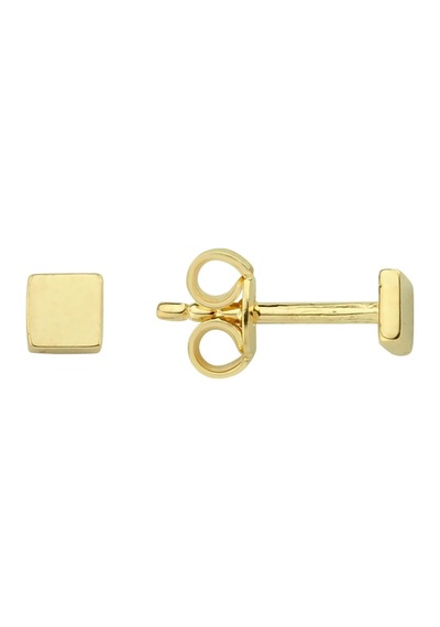 Goldkupe 14 Ayar Altın Minik Kare Küpe 0,58 Gr-1806