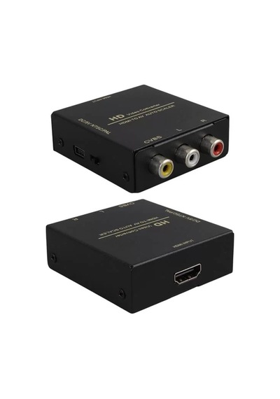 Pm-33523 Metal Kasa Hdmı To Rca Çevirici Adaptör