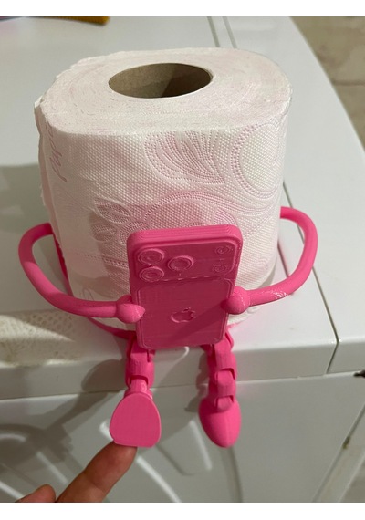 Tuvalet Kağıdı Standı Pembe