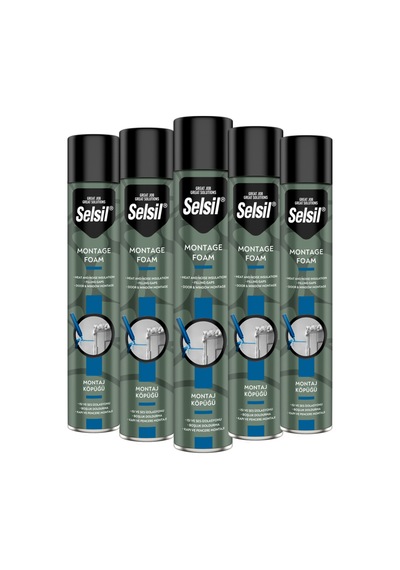 Selsil 16 Adet Poliüretan Montaj Köpüğü 600 Gr