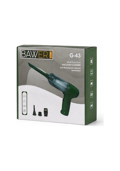 Oto Araç Sarjlı El Tipi Basınçlı Hava Üfleme - Süpürge Makine 3 Başlık G-43 5468