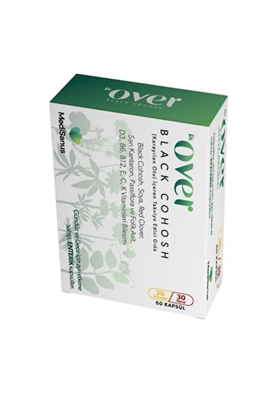 Dr Over Black Cohosh Takviye Edici Gıda 60 Kapsül