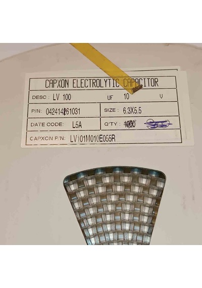 Lv101m010e055r 100mf 100v 6.3x5.5 Smd Kondansatör 30 Adet