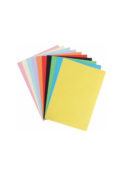 Nistabolje A4 Renkli Fon Kartonu 23x34 10'lu 2'li Paket 10 Renk