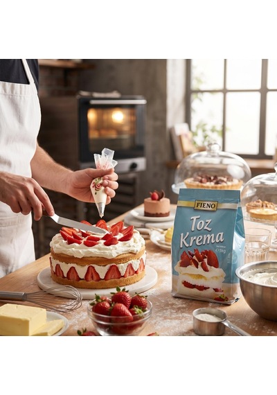 Fiero Pastacılık Tozu Toz Krema & Patiseri 1 Kg 10 Adet