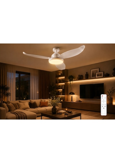 Eco Lounge Cata Ct 1157 Fırtına 122w Fanlı Led Ampul 3 Renk