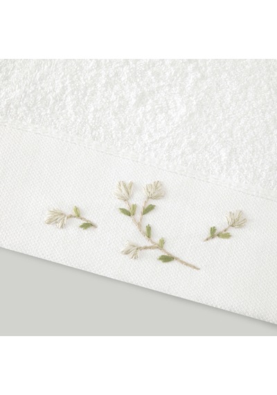 Linens Lunara Bambu 50x85 Cm Yüz Havlusu Beyaz Beyaz