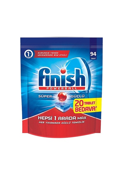 Finish Hepsi Bir Arada Bulaşık Makinesi Deterjanı 94 Tablet